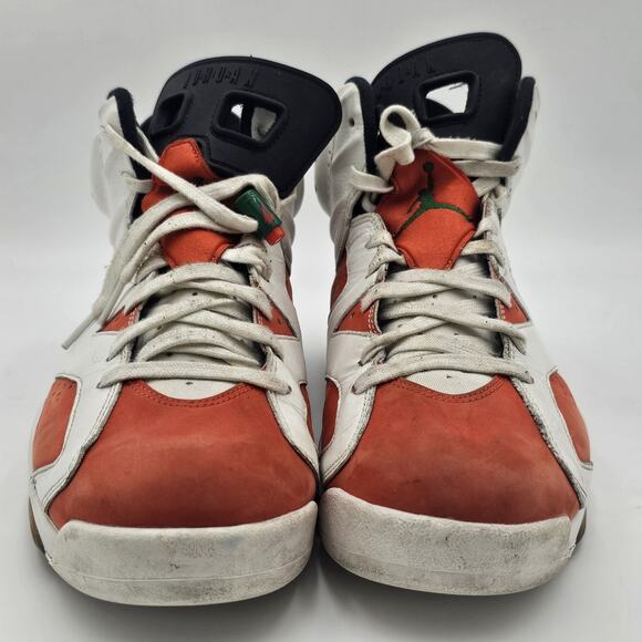 Nike Air Jordan 6 Retro Gatorade White Orange Mens Size 11.5 384664-145 - Picture 6 of 12